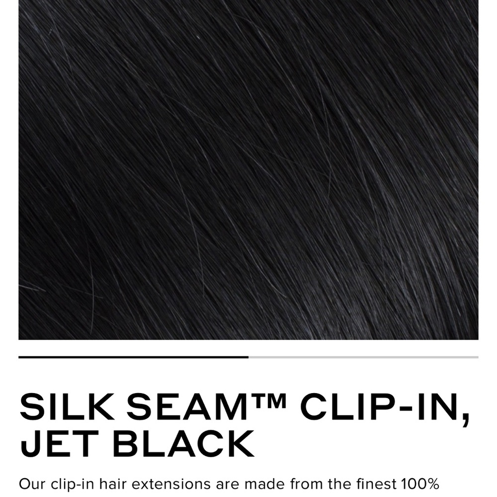 BELLAMI Black Wigs & Extensions Sleek Straight
